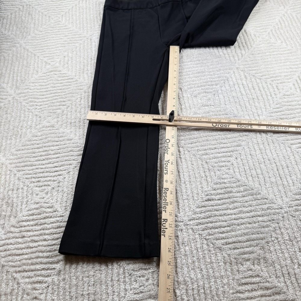 J Crew Knit Dress Pant Womens 10 Black Pull On Straight Leg Work Office Mob Wife - Picture 4 of 8